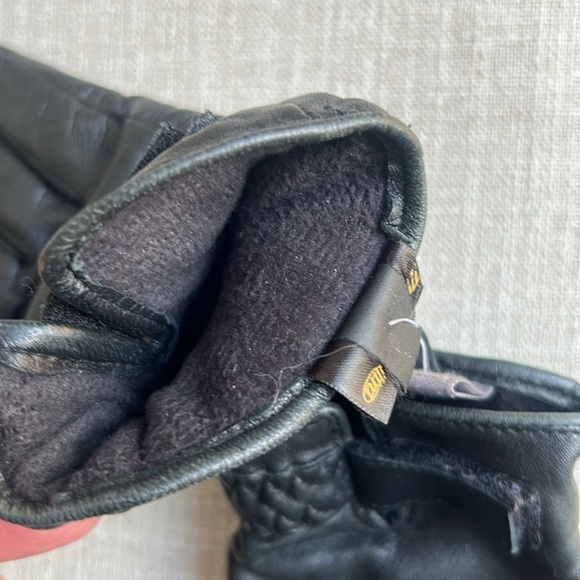 Wilsons Leather Thinsulate Thermal Insulation Women’s Black Adjustable Gloves M - Picture 10 of 12